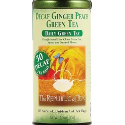 Republic of Tea Republic Of Tea|Decaf Ginger Peach Green 50s