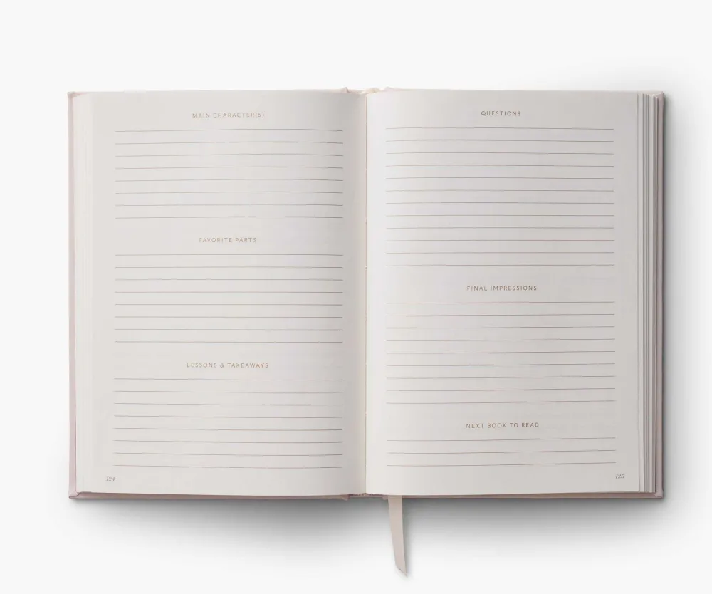 Rifle Paper Co. Journals & Other Stationery|Book Club Embroidered Book Journal