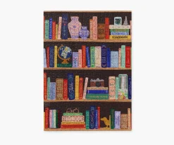 Rifle Paper Co. Games & Puzzles|Bookshelf 500 Piece Puzzle