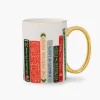 Rifle Paper Co. Assorted Mugs|Festive Book Club Porcelain Mug