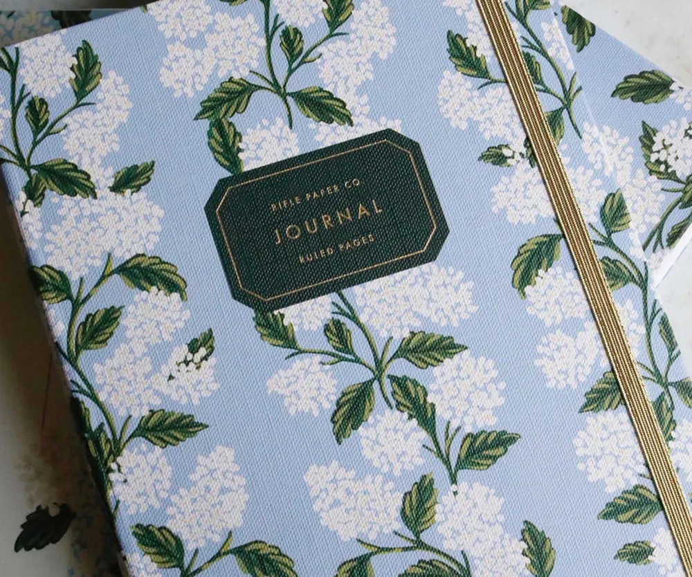 Rifle Paper Co. Journals & Other Stationery|Hydrangea Journal with Pen