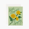 Rifle Paper Co. Greeting Cards|Marigold Sympathy Card