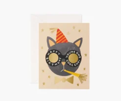 Rifle Paper Co. Greeting Cards|One Cool Cat Birthday Card
