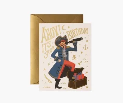 Rifle Paper Co. Greeting Cards|Pirate Birthday Card