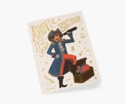 Rifle Paper Co. Greeting Cards|Pirate Birthday Card