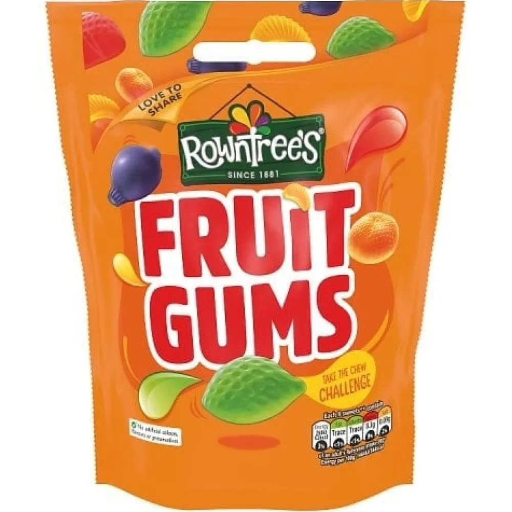 Sweets|Rowntree's Fruit Gums Sharing Pouch
