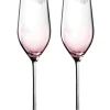Royal Albert Glasses & Steins|Miranda Kerr Pink Flutes Pair