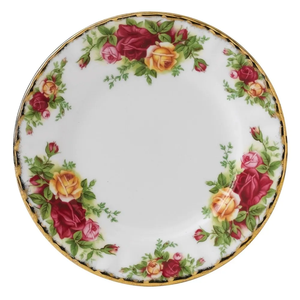 Royal Albert Tea Plates|Old Country Roses Bread & Butter Plate 16cm/6"