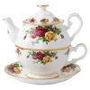 Royal Albert Teacups & Saucers|Tea For One|Old Country Roses Tea for One