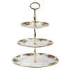 Royal Albert Serving Plates|Old Country Roses 3 Tier Cake Stand