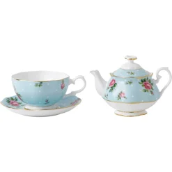 Royal Albert Tea For One|Teapots|Polka Blue Tea for One 500ml 16.9floz
