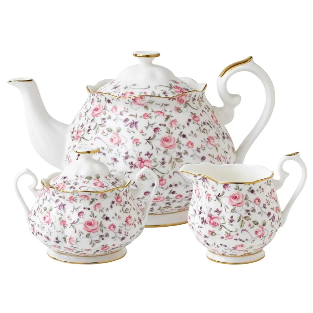 Royal Albert Tea Sets|Teapots|Rose Confetti Tea Set