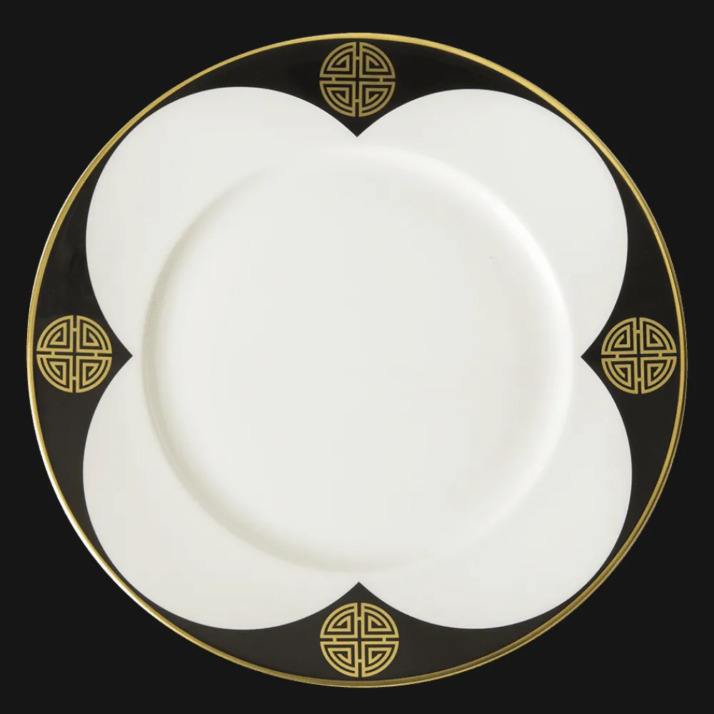 Royal Crown Derby Royal Crown Derby China|Satori Black Salad Plate