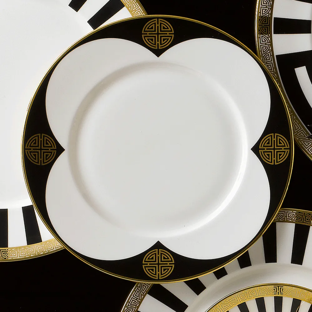 Royal Crown Derby Royal Crown Derby China|Satori Black Salad Plate