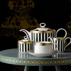 Royal Crown Derby Royal Crown Derby China|Creamers & Sugar Bowls|Satori Black Cream Jug