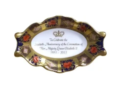 Royal Crown Derby Royal Crown Derby China|60th Anniversary of The Coronation of Elizabeth II Tray
