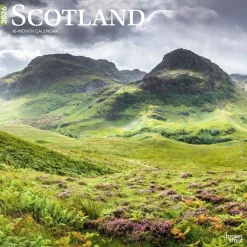 Calendars|Scotland 2026 Square Wall Calendar