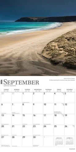 Calendars|Scotland 2026 Square Wall Calendar
