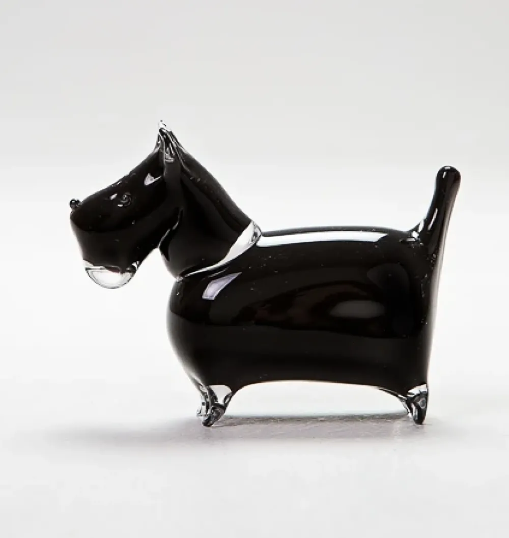 Langham Glass|Scottie Glass Figurine