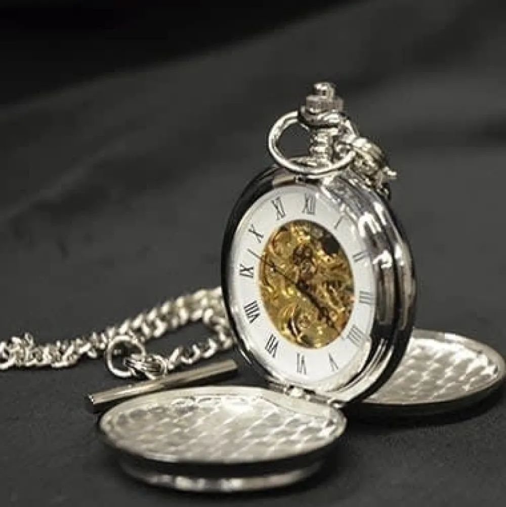 Pewter Gifts & Jewelry|Sgian Dubh Co. Celtic Knot Mechanical Pocket Watch