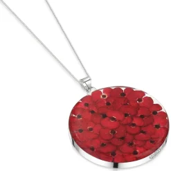 Shrieking Violet Necklaces & Pendants|Poppy Full Moon Silver Pendant Necklace