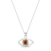 Shrieking Violet Necklaces & Pendants|Sunflower Lucky Eye Silver Pendant Necklace