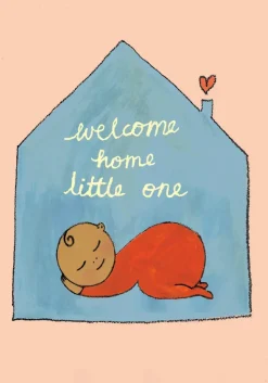 Greeting Cards|Sleeping Baby New Baby Card