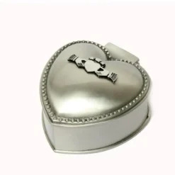 Pewter Gifts & Jewelry|Small Claddagh Heart Jewelry Box