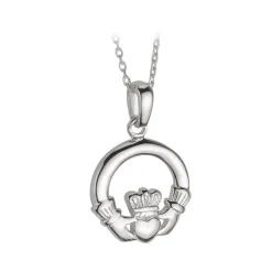 Solvar Necklaces & Pendants|Claddagh Sterling Silver Pendant Necklace