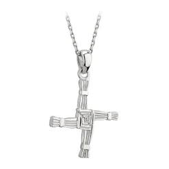 Solvar Necklaces & Pendants|Silver St. Brigid Cross Pendant Necklace