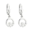 Solvar Earrings|Claddagh Heart Sterling Silver Earrings