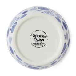 Spode Vases|Blue Italian Brocato Mini Vase