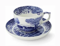 Spode Teacups & Saucers|Assorted Mugs|Blue Italian Jumbo Breakfast Cup & Saucer