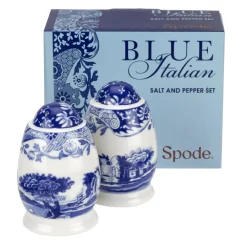 Spode Kitchen Tools|Blue Italian Salt & Pepper Set