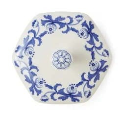 Spode Vases|Blue Italian Steccato Mini Vase
