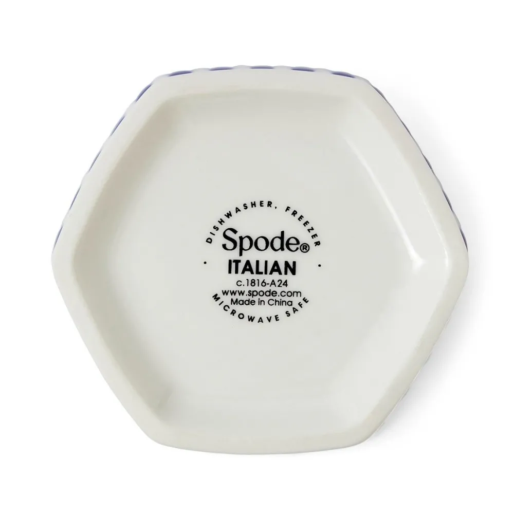Spode Vases|Blue Italian Steccato Mini Vase