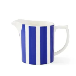 Spode Creamers & Sugar Bowls|Blue Italian Steccato Milk Jug 10oz