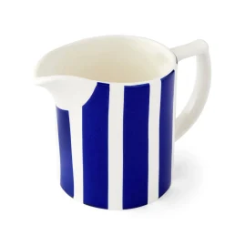 Spode Creamers & Sugar Bowls|Blue Italian Steccato Milk Jug 10oz