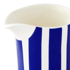 Spode Creamers & Sugar Bowls|Blue Italian Steccato Milk Jug 10oz