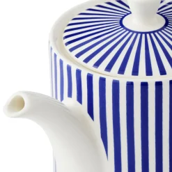 Spode Teapots|Blue Italian Steccato Teapot