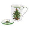 Spode Assorted Mugs|Christmas Tree Mug & Coaster Set