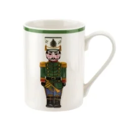 Spode Trays|Christmas Tree Nutcracker Mugs & Tray Set
