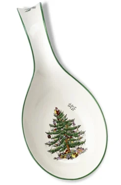 Spode Kitchen Tools|Christmas Tree Spoon Rest