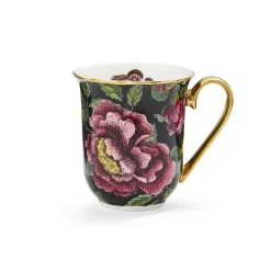 Spode Assorted Mugs|Creatures of Curiosity Black Floral Mug