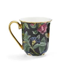 Spode Assorted Mugs|Creatures of Curiosity Black Floral Mug