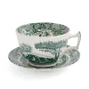 Spode Teacups & Saucers|Green Italian Breakfast Cup & Saucer