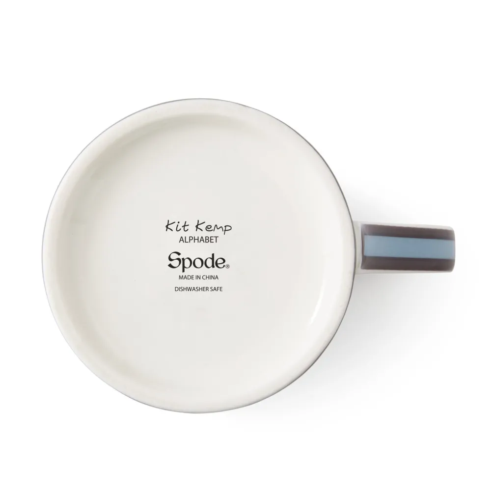 Spode Assorted Mugs|Kit Kemp Alphabet Mug F