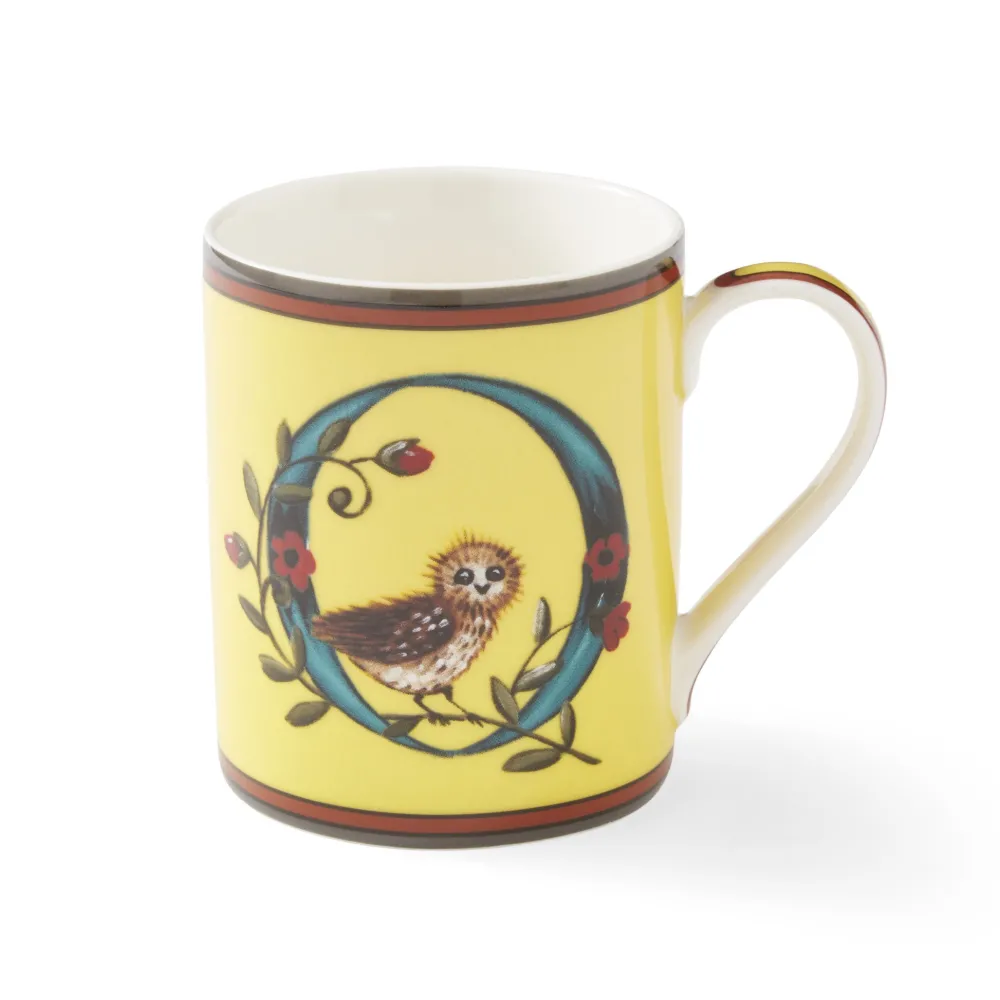 Spode Assorted Mugs|Kit Kemp Alphabet Mug O