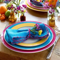 Spode Serving Plates|Kit Kemp Calypso Pink Charger Serving Plate