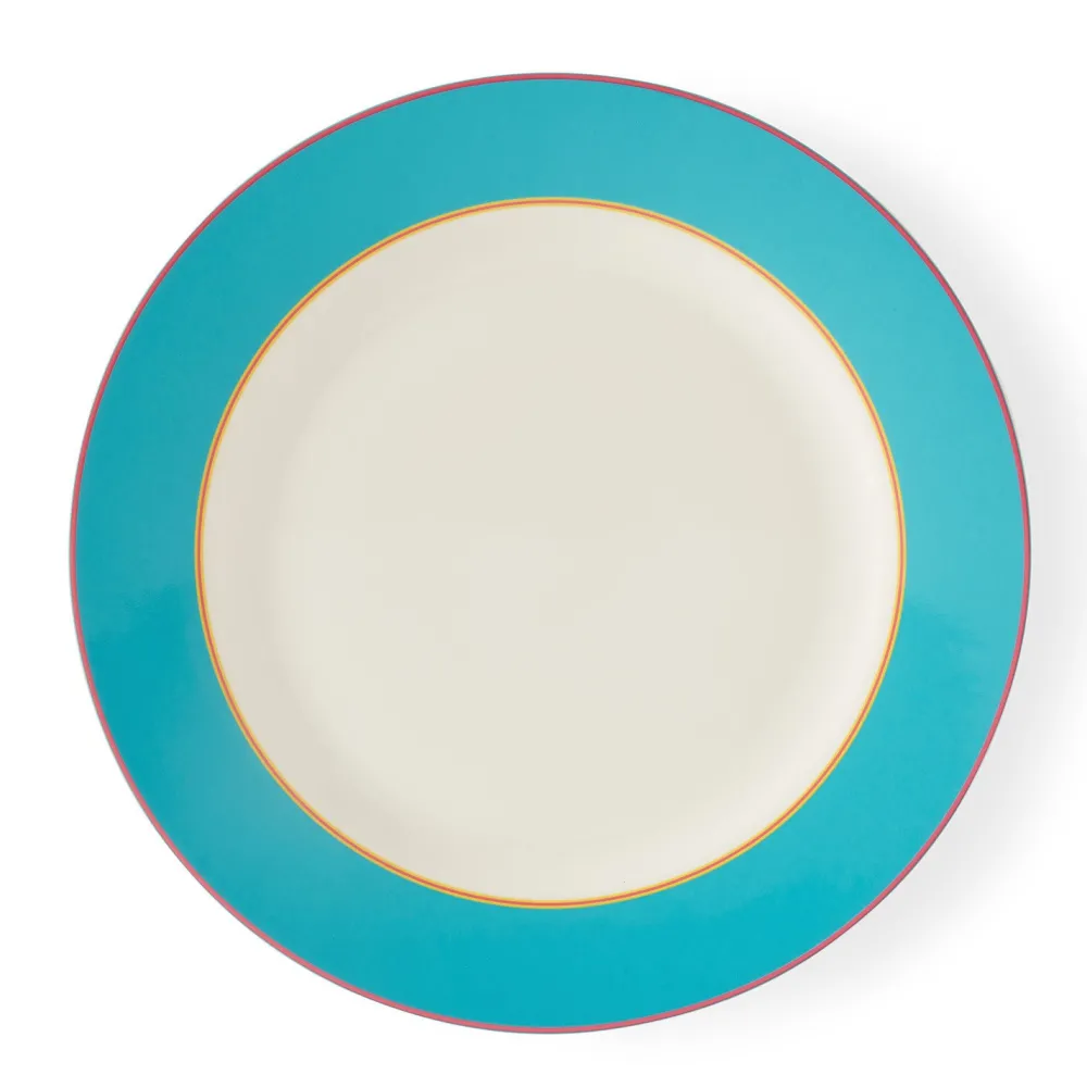 Spode Serving Plates|Kit Kemp Calypso Turquoise Charger Serving Plate